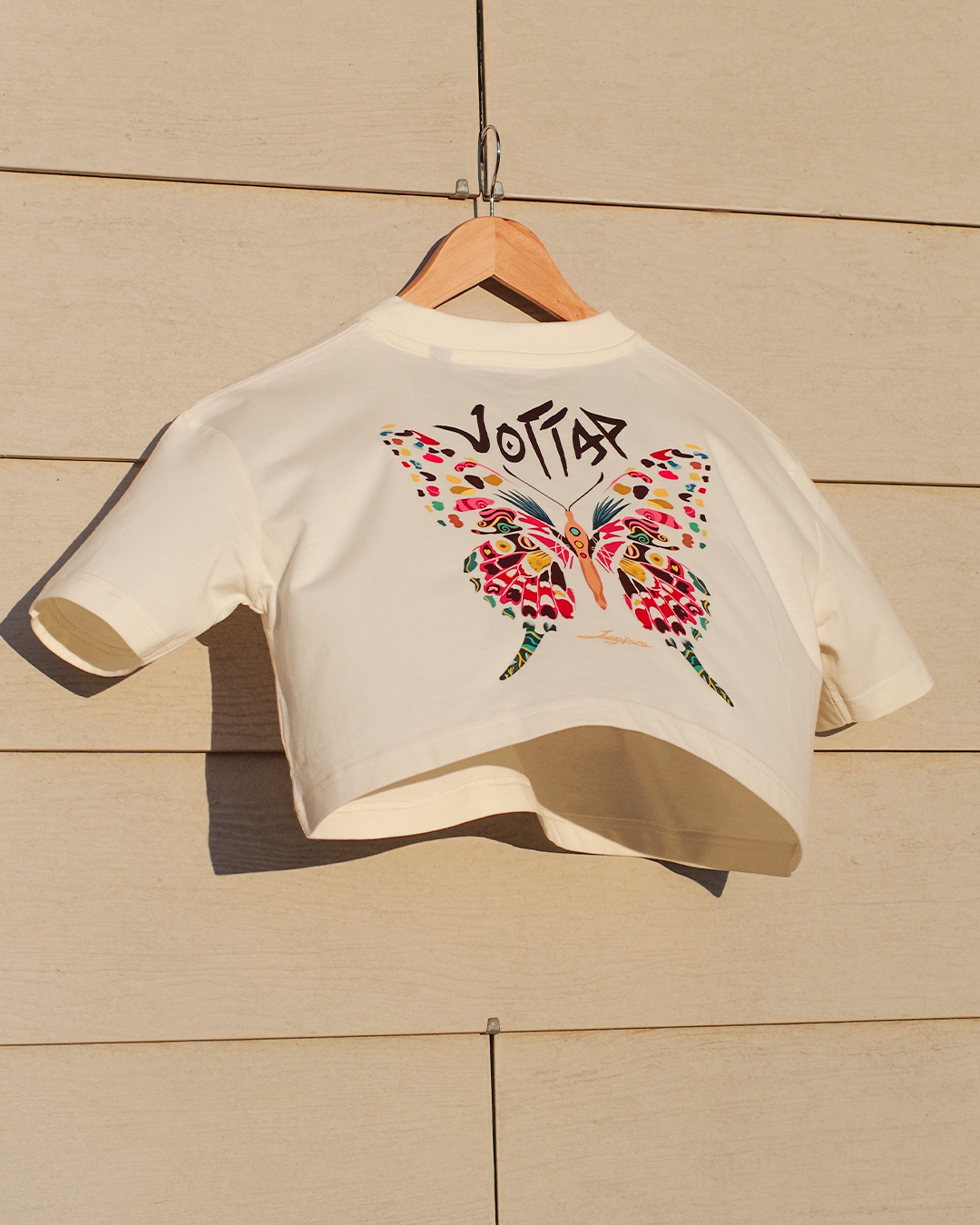 Camiseta Corta Mariposa Aura