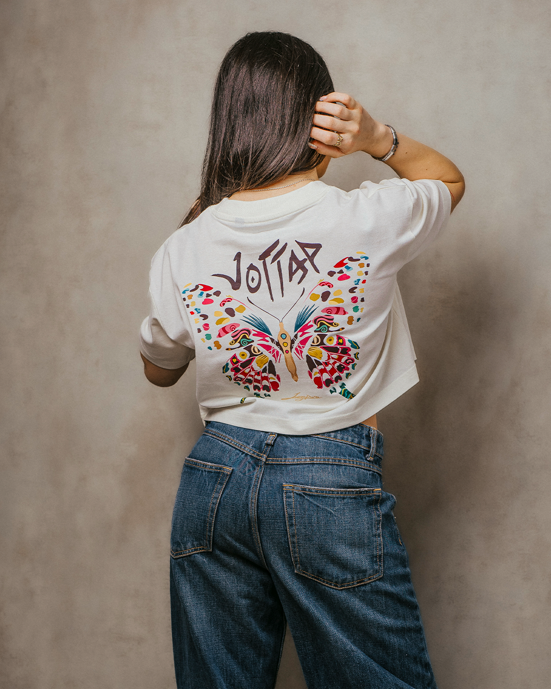 Camiseta Corta Mariposa Aura